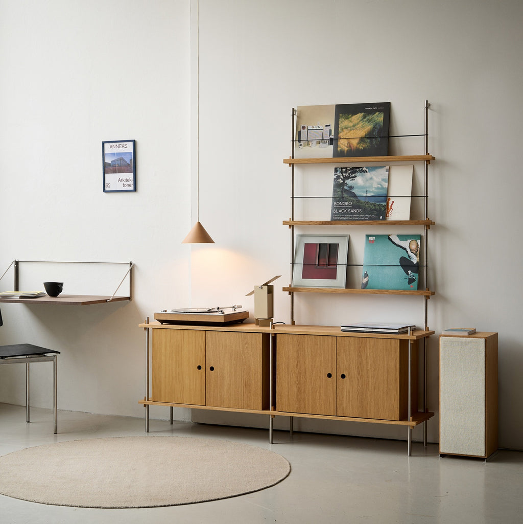 MOEBE Shelving System – modulair vinyl opbergen