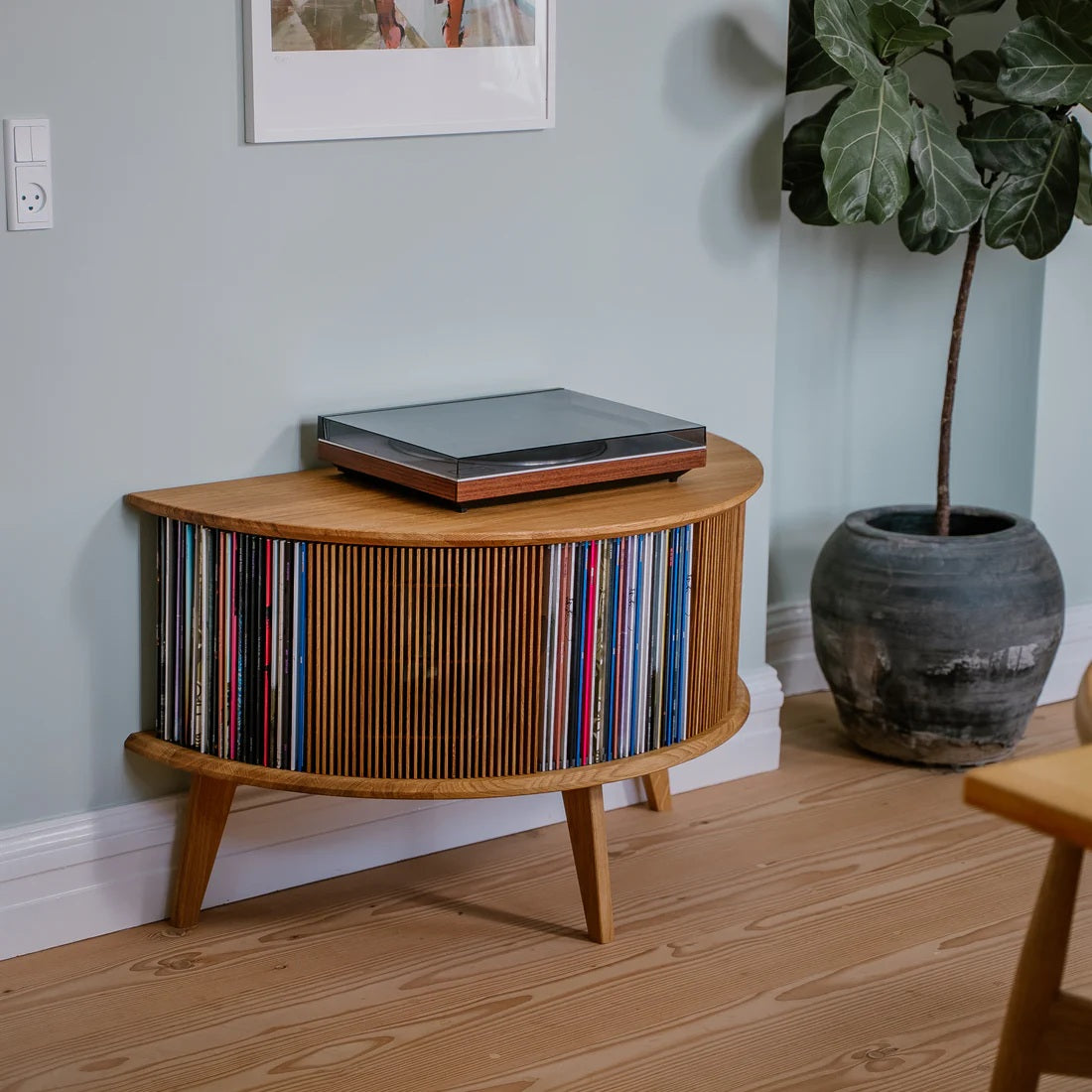 Display LUNA - Vinyl opbergmeubel