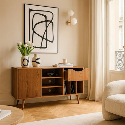 KRON VINYL platenkast sideboard