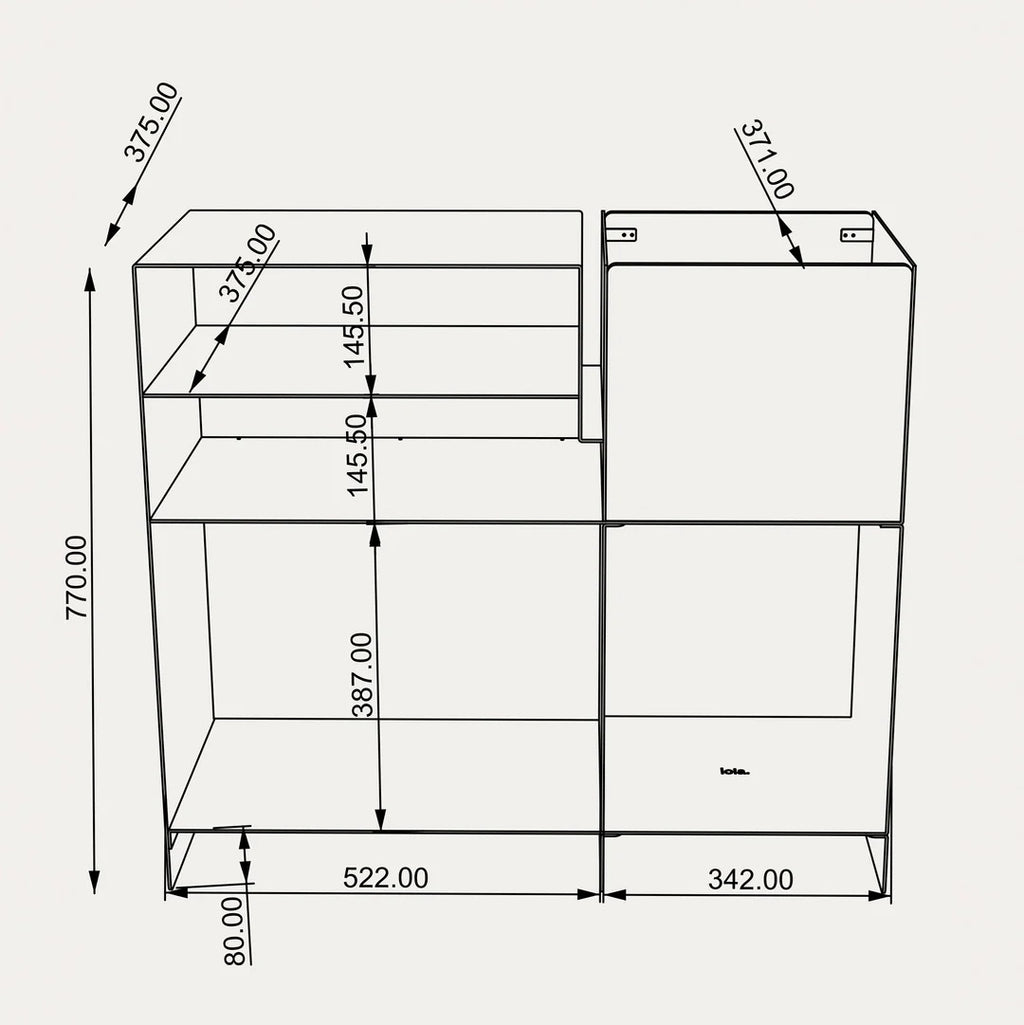 LOIA Le Meuble Digger Hi-Fi Furniture