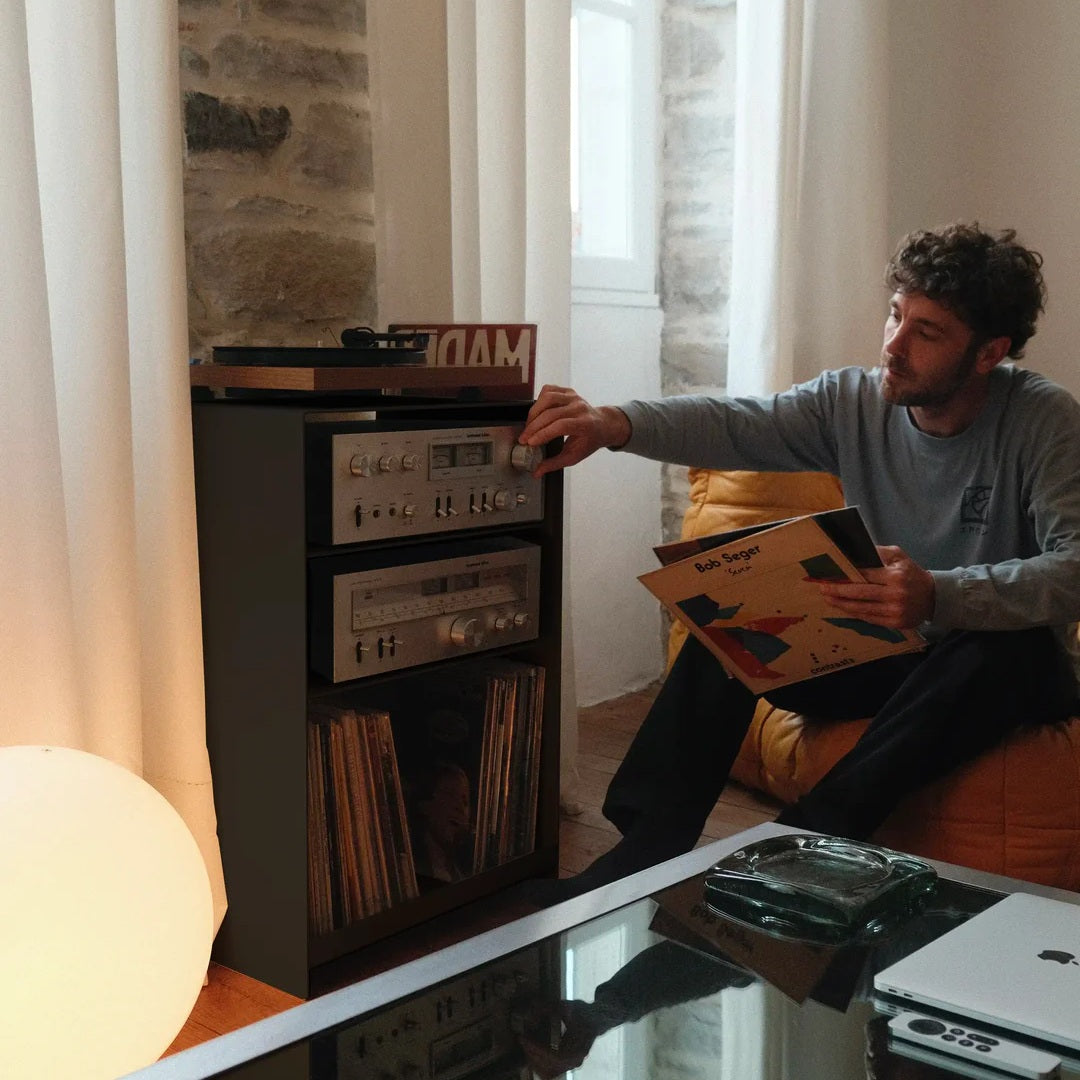 LOIA La Console Acier - Platenkast