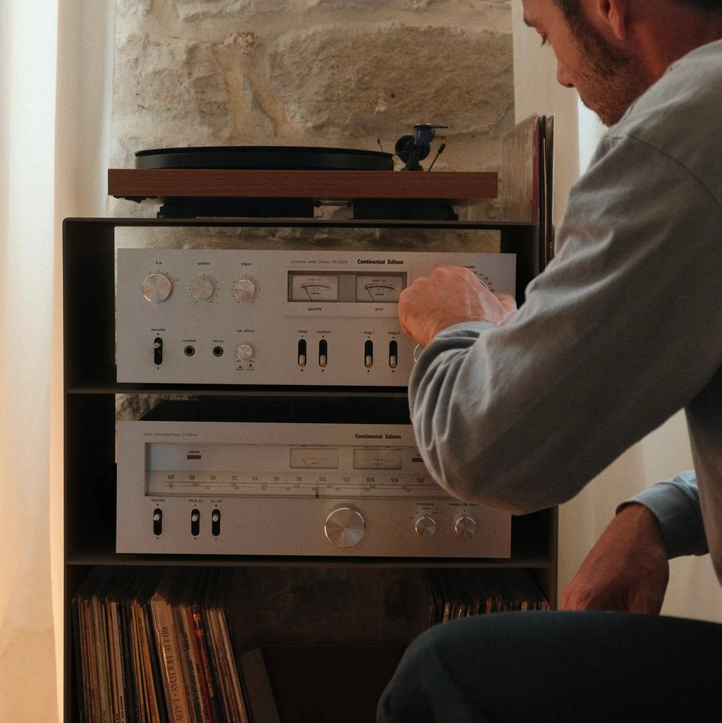 LOIA La Console Acier - Platenkast