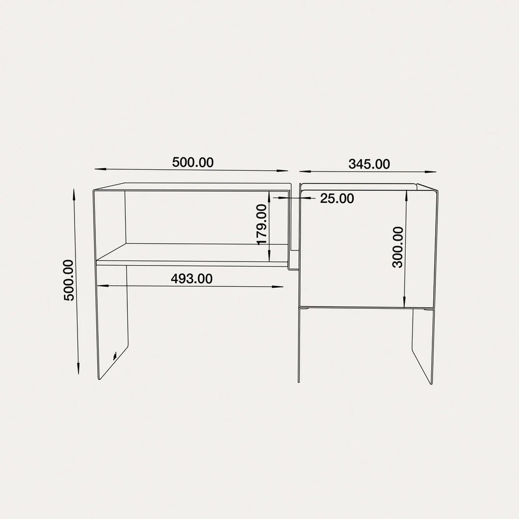 LOIA La Console Vinyles Platenmeubel