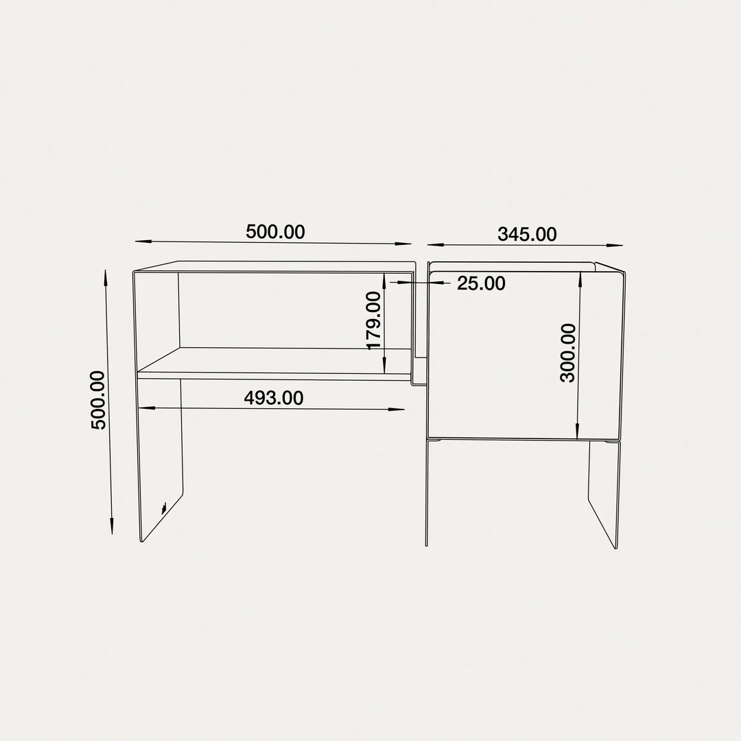 LOIA La Console Vinyles Platenmeubel