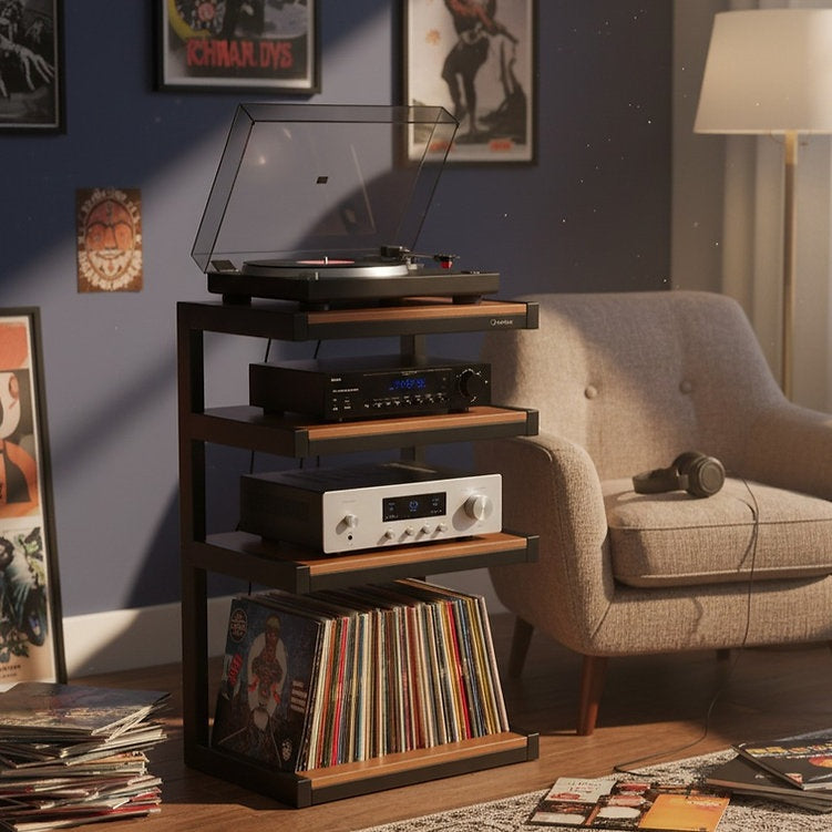 NorStone Esse HiFi Vinyl – HiFi-meubel met LP-opslag