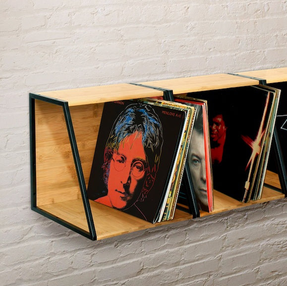 NorStone Vinyl LP Case als wandrek voor het opbergen en presenteren van LP's