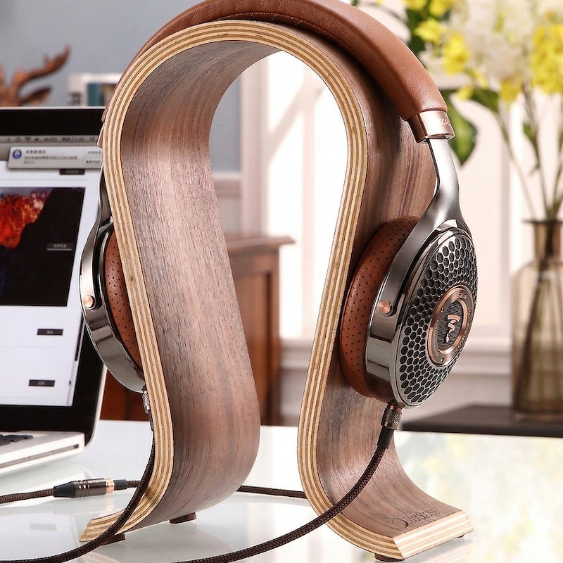 NorStone Headphone Stand – Hoofdtelefoonstandaard walnoot